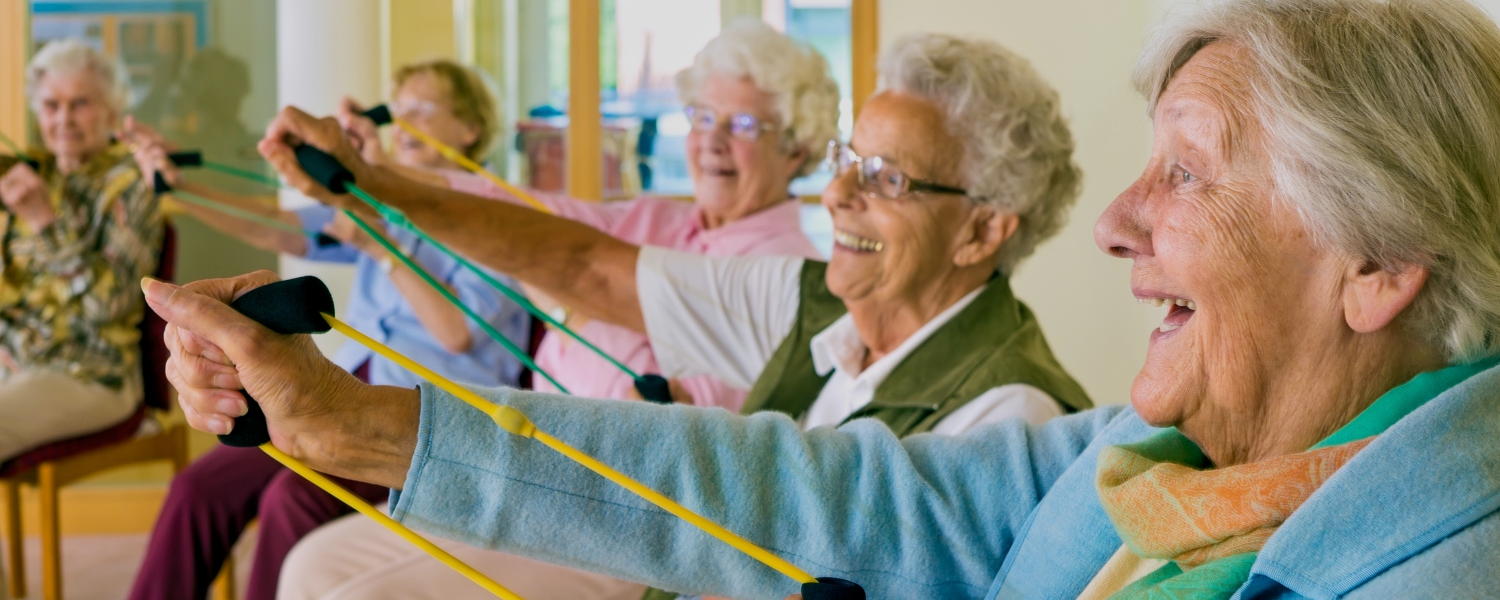 Grand Mother on Exercise