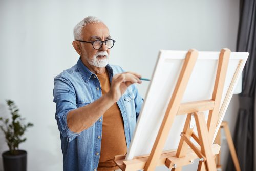 Grandpa Painting